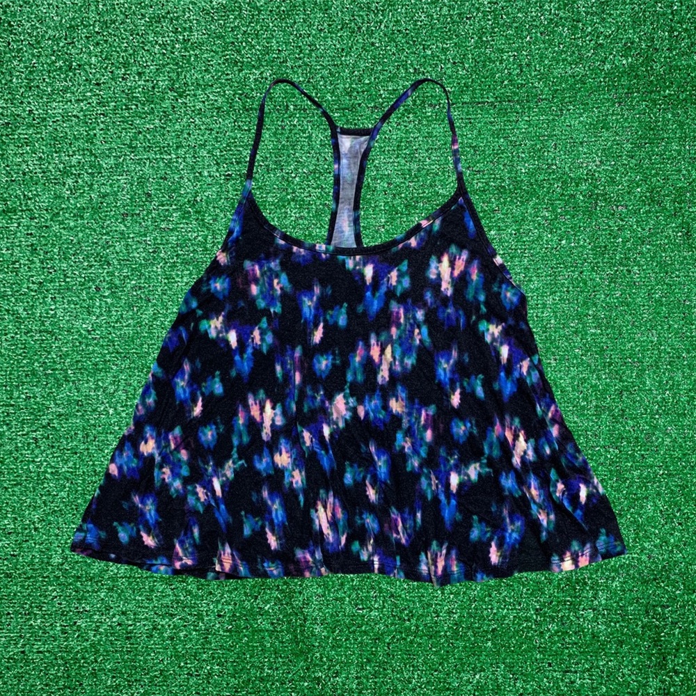 Tie Dye Pattern Tank Top Flowy JCPenney